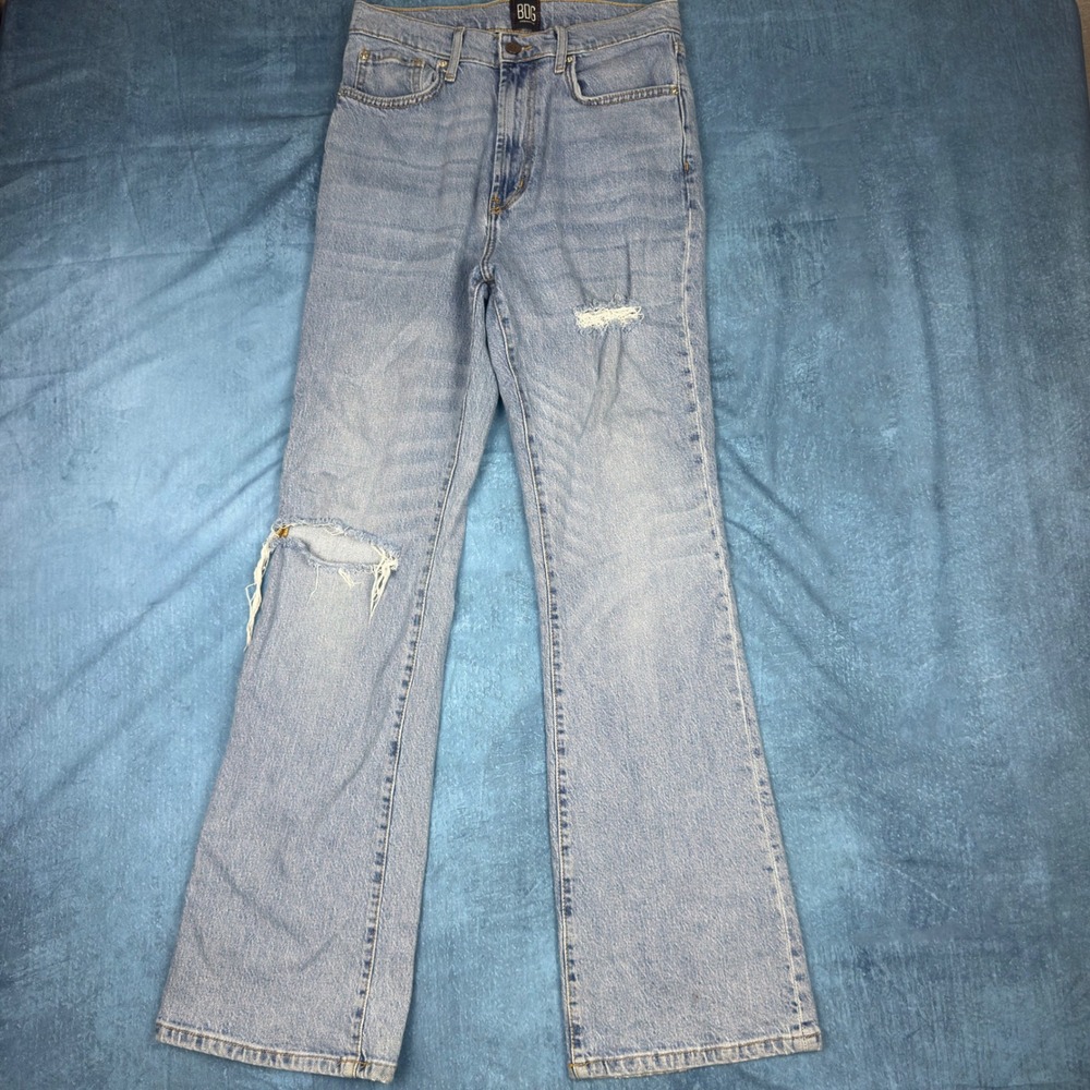 BDG Urban Outfitters High-Rise Flare Distressed Jeans Light Wash Size 29